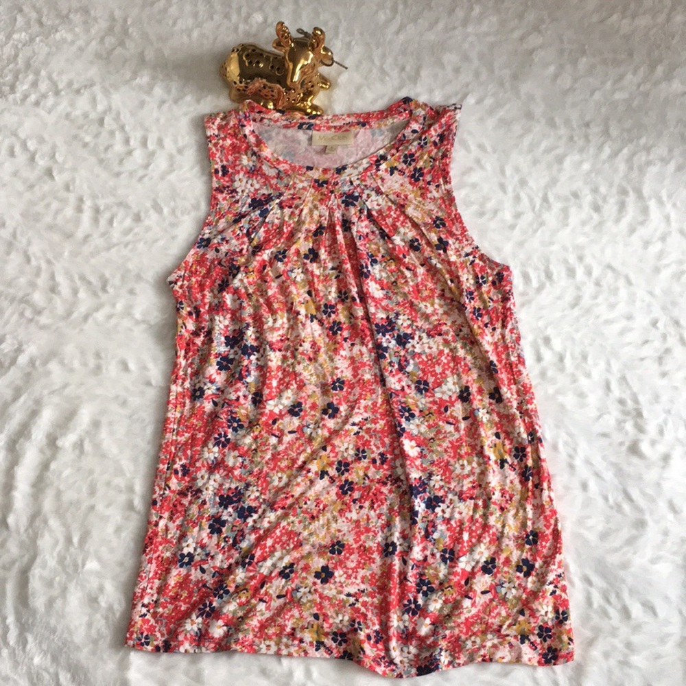 ModCloth women’s multi color floral  blouse size s